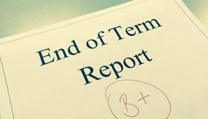 end of term
